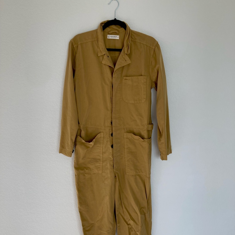 Lucky Bran Jumpsuit in size Medium. Beautiful mustard color. Worn only twice